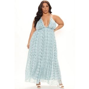 Fashion Nova | Tulum Waters Maxi Dress - Teal